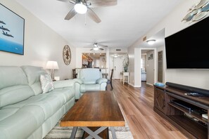 Condo, Multiple Beds (Perdido Sun 808) | Living area | TV - Perdido Sun 808 (Pensacola)