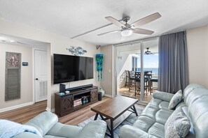 Condo, Multiple Beds (Perdido Sun 808) | Living area | TV - Perdido Sun 808 (Pensacola)