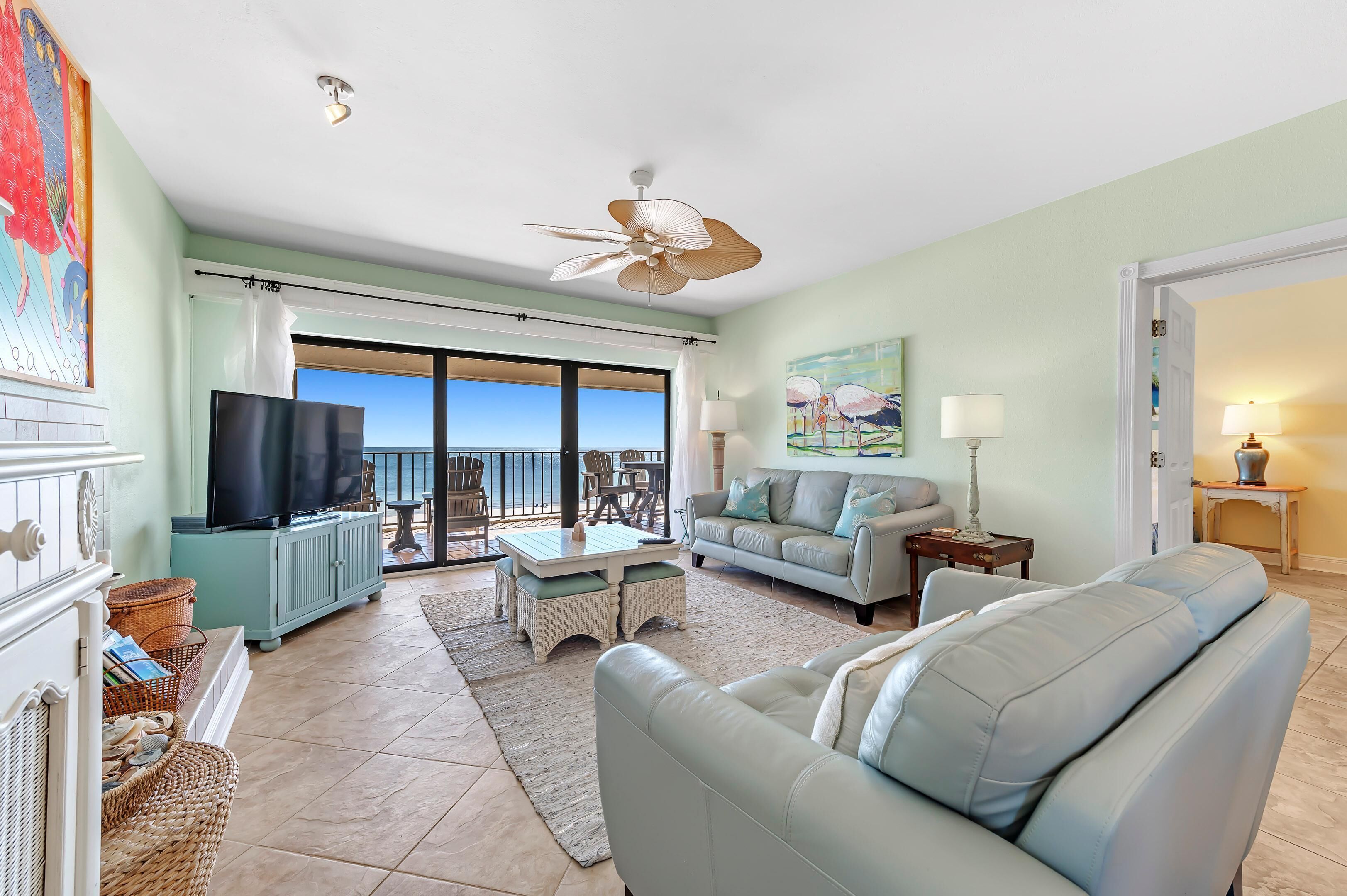 Condo, Multiple Beds (Shipwatch A501) | Living area | TV