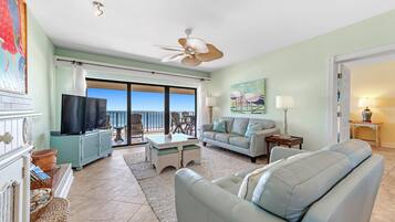 Condo, Multiple Beds (Shipwatch A501) | Living area | TV