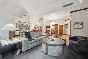 TV, fireplace - The Aspen Mountain Residences 40ABC - 3 Bedroom Residence (Aspen)