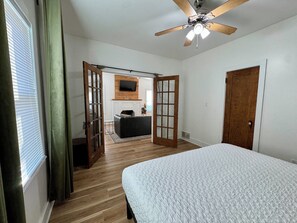 1 bedroom, travel crib, free WiFi, bed sheets