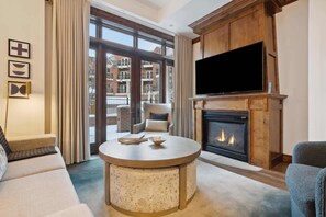 TV, fireplace - The Aspen Mountain Residences 09B - 1 Bedroom Residence (Aspen)