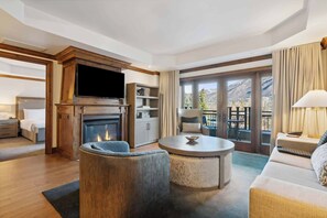 TV, fireplace - The Aspen Mountain Residences 14BC - 2 Bedroom Residence (Aspen)