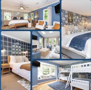 5 Schlafzimmer, Schreibtisch, Bügeleisen/Bügelbrett, Reisekinderbett