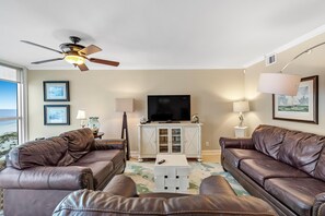 Condo, Multiple Beds (SeaSpray West 503- Gulf Front) | Living area