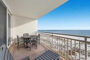 Condo, Multiple Beds (SeaSpray West 503- Gulf Front) | Outdoor dining
