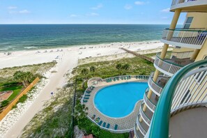Condo, várias camas (Beach Colony East 7A) | Piscina | Piscina interna, piscina externa