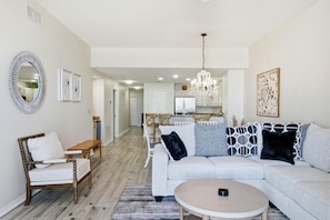 Condo, Multiple Beds (Spanish Key 404) | Living area | TV - Spanish Key 404 (Pensacola)