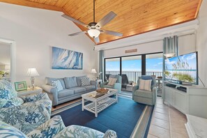 Condo, Multiple Beds (Shipwatch A804) | Living area | TV - Shipwatch A804 (Pensacola)