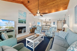 Condo, Multiple Beds (Shipwatch A804) | Living area | TV - Shipwatch A804 (Pensacola)