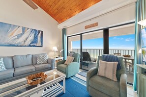 Condo, Multiple Beds (Shipwatch A804) | Living area | TV - Shipwatch A804 (Pensacola)