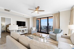 Condo, Multiple Beds (Seachase 905C) | Living area | TV - Seachase 905c (Orange Beach)