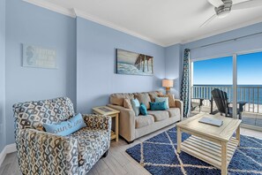 Condo, 1 King Bed with Sofa bed (Tidewater 706) | Living area