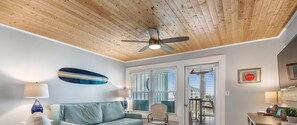 Condo, 1 King Bed with Sofa bed (Jubilee Landing 206) | Living area | TV - Jubilee Landing 206 (Orange Beach)