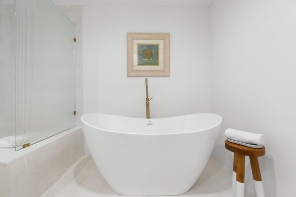 Appart'hĂŽtel, plusieurs lits (Palm Beach D45) | Salle de bain