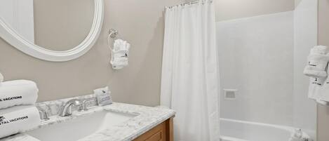Condo, Multiple Beds (La Playa 202) | Bathroom | Free toiletries, shampoo, toilet paper
