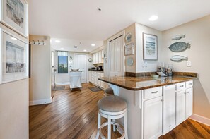 Condo, Multiple Beds (Perdido Towers East 104) | Private kitchen | Oven, toaster, paper towels - Perdido Towers East 104 (Pensacola)