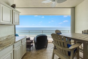 Condo, Multiple Beds (SeaSpray East 1023- Gulf Front) | Outdoor dining - Seaspray East 1023- Gulf Front (Pensacola)