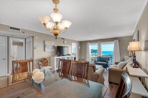 Condo, Multiple Beds (The Islander 302) | Living area | TV - The Islander 302 (Destin)