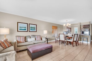 Condo, 1 King Bed with Sofa bed (Ocean 214 at The Islander) | Living area - Ocean 214 at The Islander (Destin)