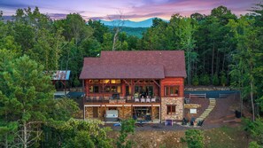 Exterior - Epic Views | Luxe Stay @ Highland Red House | Family Fun, Games, HotTub, FirePit (Morganton)