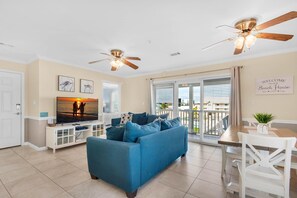 Condo, Multiple Beds (St. Martin Beachwalk Villas 131) | Living area | TV - St. Martin Beachwalk Villas 131 (Destin)