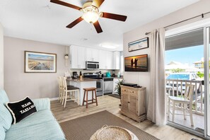 Condo, Multiple Beds (St Martin Beachwalk Villas 112) | Living area | TV - St Martin Beachwalk Villas 112 (Destin)