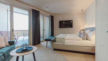 Premium Suite | 1 bilik tidur, peralatan tempat tidur hipoalergenik