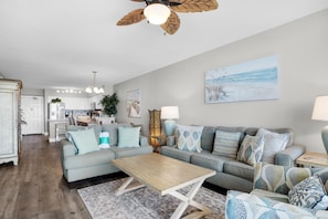 Condo, Multiple Beds (Pelican Beach Terrace 805) | Living area | TV - Pelican Beach Terrace 805 (Destin)