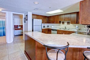 Condo, Multiple Beds (Nautilus 1303) | Private kitchen | Oven, toaster - Nautilus 1303 (Fort Walton Beach)