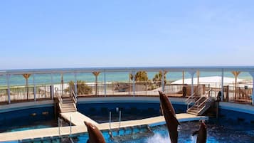 Condo, 1 Queen Bed with Sofa bed (Island Sands 206) | Pool | Outdoor pool, a heated pool