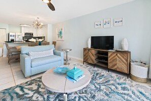 Condo, Multiple Beds (Island Princess 317) | Living area | TV - Island Princess 317 (Fort Walton Beach)