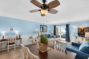 Condo, Multiple Beds (Holiday Surf and Racquet Club 319) | Living area | TV - Holiday Surf and Racquet Club 319 (Destin)