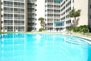 Condo, Multiple Beds (Holiday Surf and Racquet Club 216) | Pool | Outdoor pool, a heated pool - Holiday Surf and Racquet Club 216 (Destin)