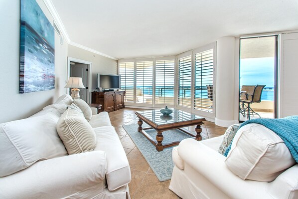 Lägenhet - flera sängar (East Pass 605) | Vardagsrum | Tv