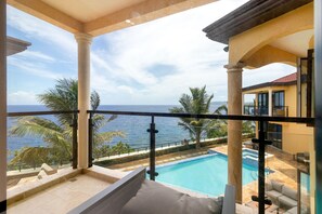 Balcony view - Breathaking Luxury Cliffside Villa  (Tower Isle)