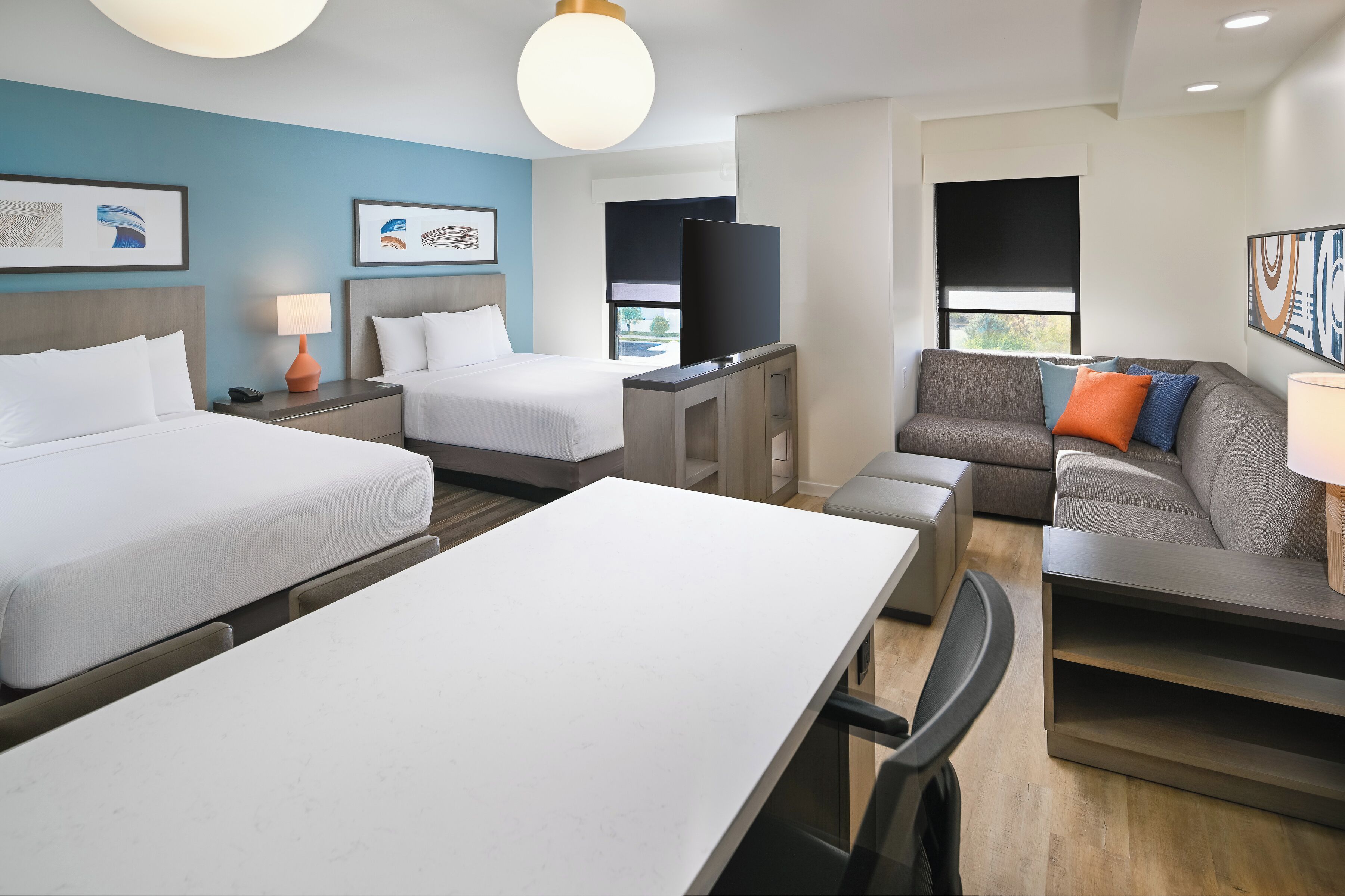 Studio, Kitchen (2 Queen Beds, Shower)