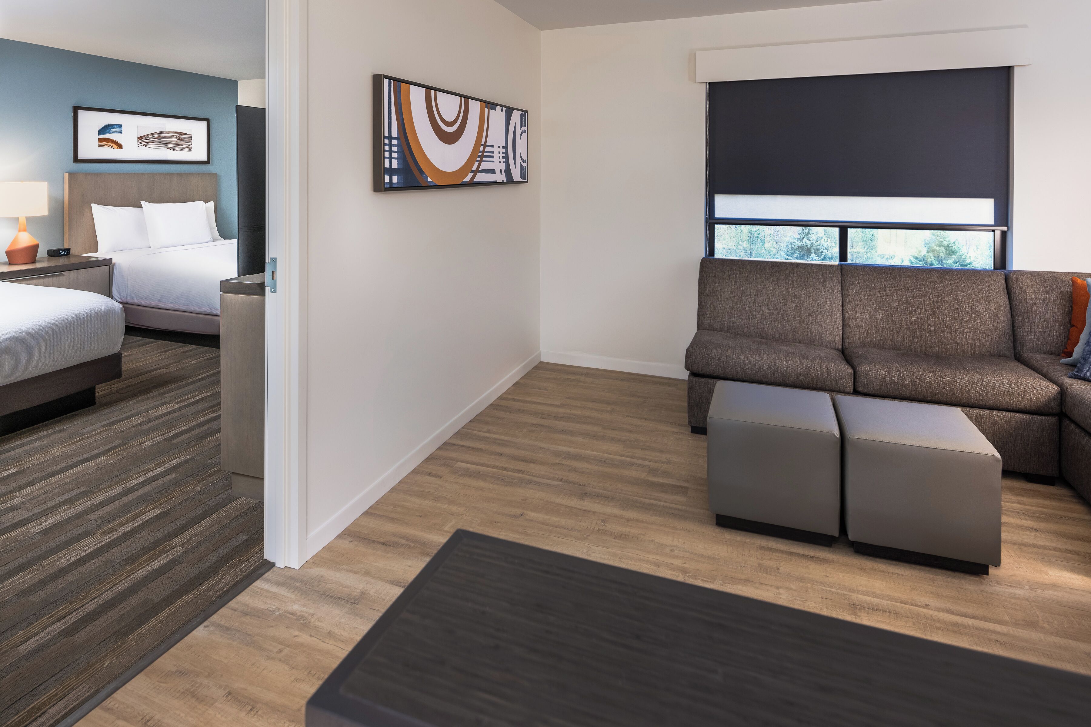 Hypo-allergenic bedding available, in-room safe, blackout drapes
