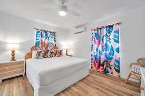 2 habitaciones, escritorio, tabla de planchar con plancha y wifi gratis 