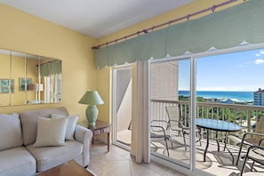 Condo, 1 King Bed with Sofa bed (Summit at Tops'l 714) | Living area | TV