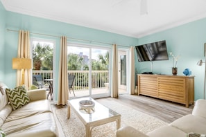 Condo, 1 King Bed (Summit at Tops'l 212) | Living area | TV - Summit at Tops'l 212 (Santa Rosa Beach)