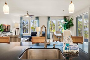Condo, Multiple Beds (Bahia 4324) | Living area | TV - Bahia 4324 (Miramar Beach)