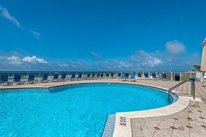 Condo, Multiple Beds (Beach House 204A) | Pool | Outdoor pool, a heated pool