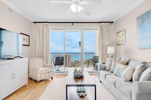 Living area - Ariel Dunes II 1703- Sea Ya Soon (Miramar Beach)