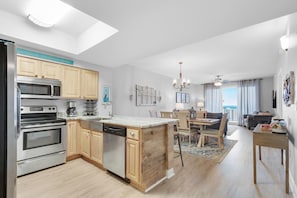Condo, 1 King Bed with Sofa bed (Ariel Dunes II 1608) | Private kitchen | Oven, toaster - Ariel Dunes II 1608 (Miramar Beach)