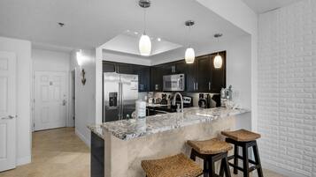 Condo, Multiple Beds (Ariel Dunes I 802) | Private kitchen | Oven, toaster