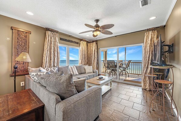 Condo, Multiple Beds (Riviera Dunes 501) | Living area | TV - Riviera Dunes 501 (Pensacola)
