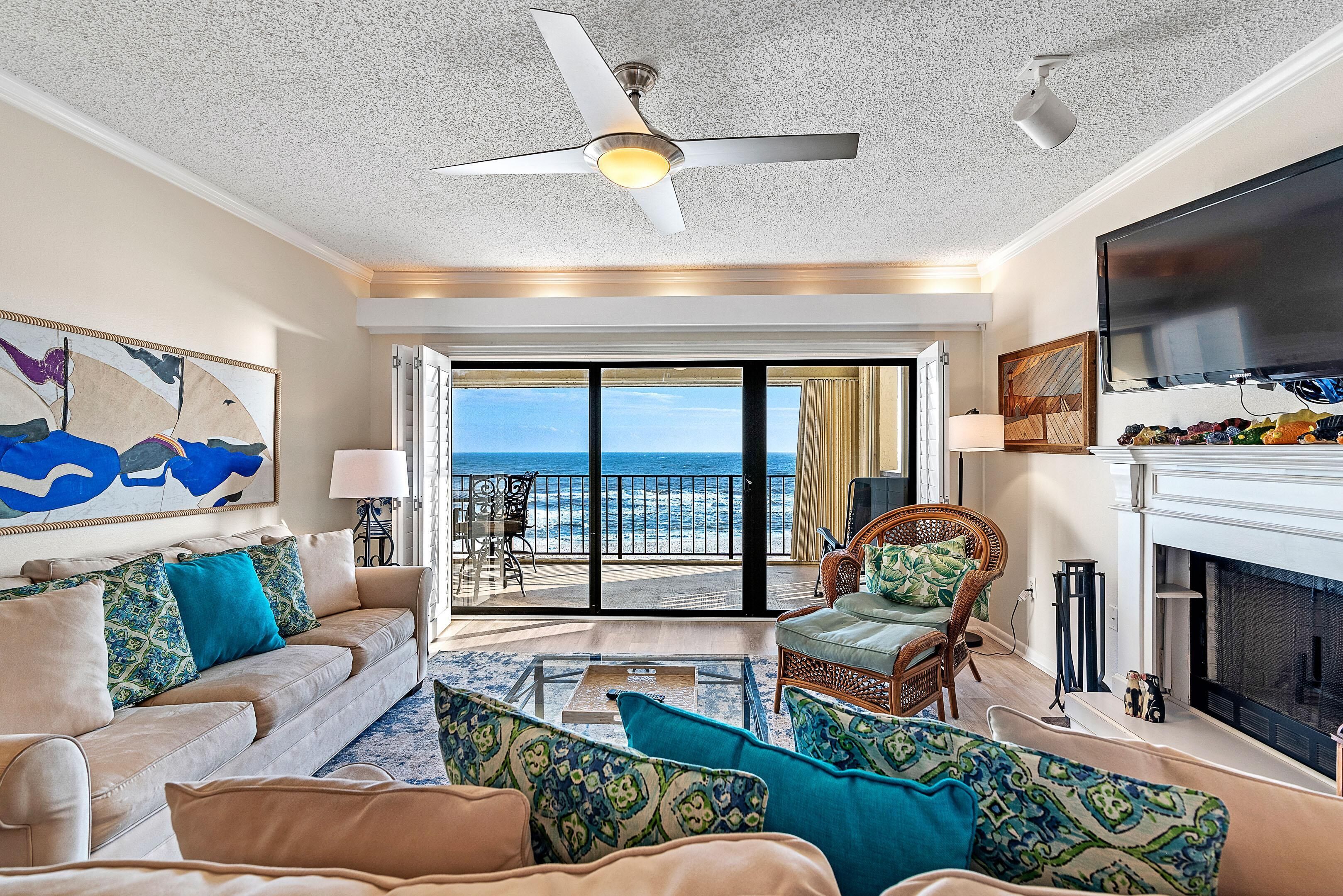 Condo, Multiple Beds (Shipwatch D604) | Living area | TV