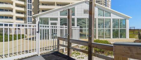 公寓式客房, 1 张特大床和 1 张沙发床 (Perdido Sun 612) | 露台